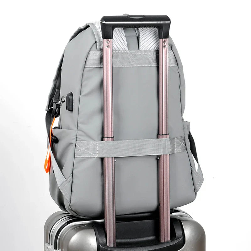 KTX-609107 Waterproof 17 Inch Nylon Student Backpack with Large Capacity for Laptops