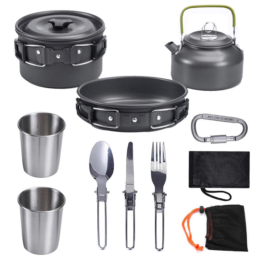 KTX-627027 Compact Outdoor Kettle Set for 2-3 Person Camping and Cooking