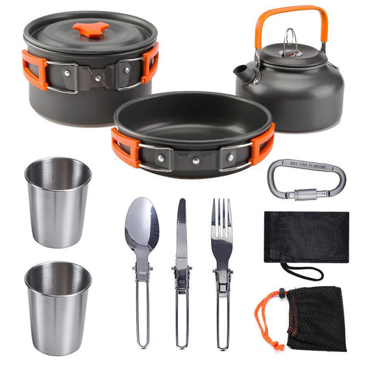 KTX-627027 Compact Outdoor Kettle Set for 2-3 Person Camping and Cooking