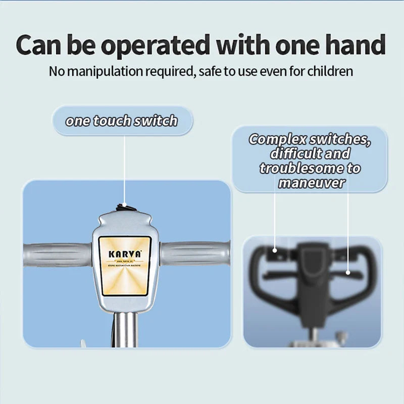 KTX-830931 13 Inch Floor Scrubber and Polishing Machine for Wood Waxing and Cleaning