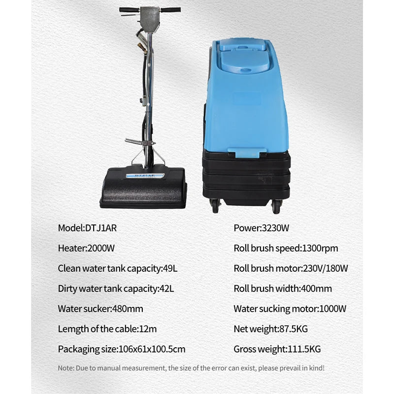 KTX-994771 Three-in-One Carpet Cleaning Machine with Cold and Hot Water, Integrated Washing and Suction System
