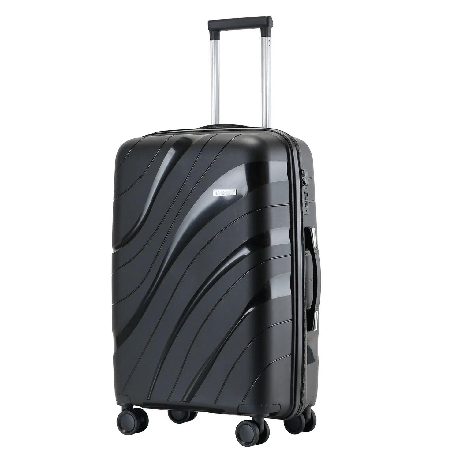KTX-275987 Waterproof Lightweight 3-Piece Rolling Luggage Set in 20, 24, and 28 Inch Sizes