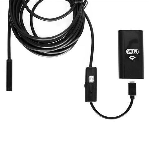 KTX-611091 WiFi Endoscope Camera with 8mm Lens, 2MP CMOS, 30FPS, IP67 Waterproof, Compatible with Android/iPhone