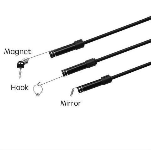 KTX-611091 WiFi Endoscope Camera with 8mm Lens, 2MP CMOS, 30FPS, IP67 Waterproof, Compatible with Android/iPhone