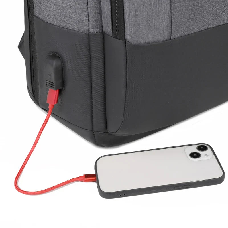 KTX-716307 Versatile Large Capacity Laptop Backpack with USB Charging for Business, Travel, and Daily Use