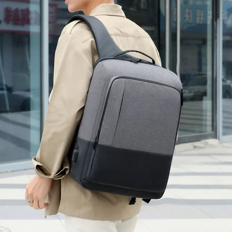 KTX-716307 Versatile Large Capacity Laptop Backpack with USB Charging for Business, Travel, and Daily Use