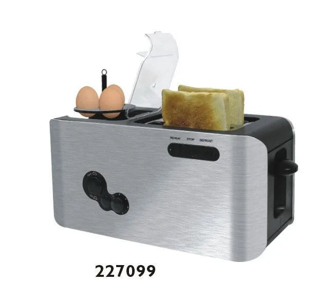 KTX-452691 2-in-1 Breakfast Set with Toaster and Cooking Surface
