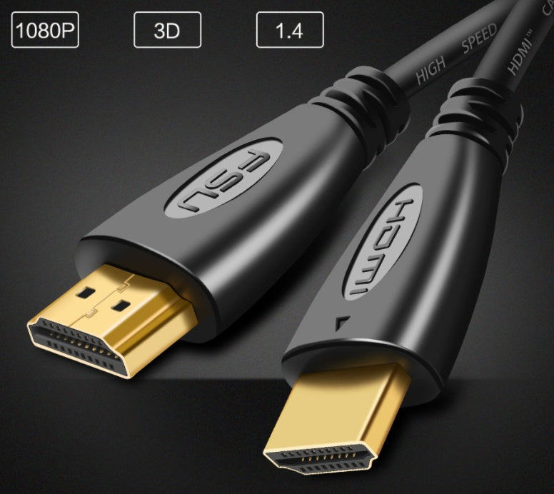 KTX-060563 HDMI HD 1.4V Cable for Computers and TVs - Flexible Lengths from 0.5m to 20m, Oxygen-Free Copper Material