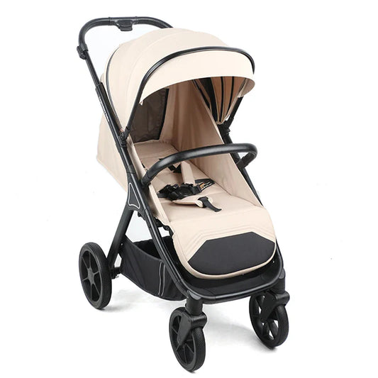 KTX-315155 Compact 3-in-1 Foldable Travel Stroller for Kids Over 3 Years with One-Foot Brake and Five-Point Safety Harness