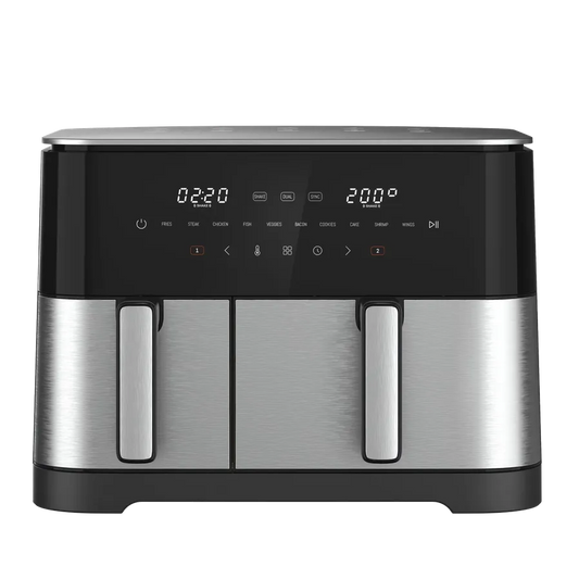 KTX-712211 11L Dual Core Air Fryer - Multifunctional Cooking Pot with Large Capacity and Visible Design
