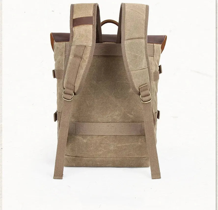 KTX-105875 Canvas Camera Bag and Laptop Backpack for DSLR and CSC Cameras