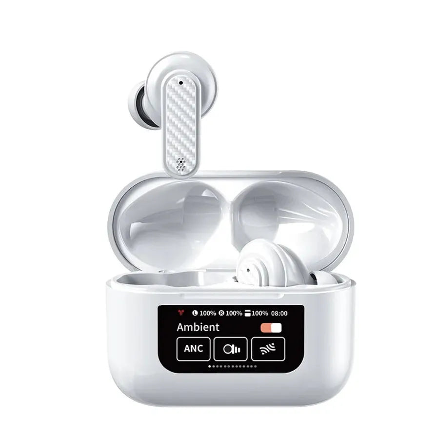 KTX-657619 Bluetooth V5.3 Wireless In-Ear Sports Headphones with LED Battery Indicator and LCD Display
