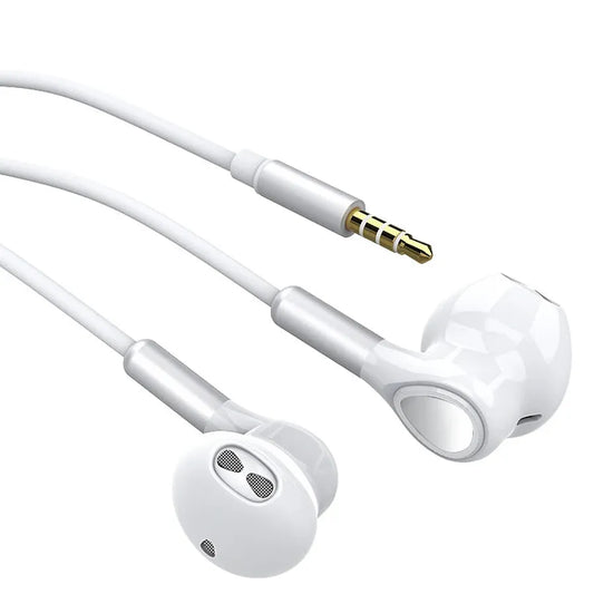 KTX-525139 Wired Earphones with 3.5 mm Connector, Microphone, and Volume Control for iPhone