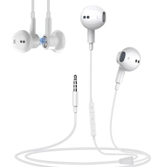 KTX-147731 Wired In-Ear Headset with Microphone for Bass Stereo Audio, 3.5mm Connector