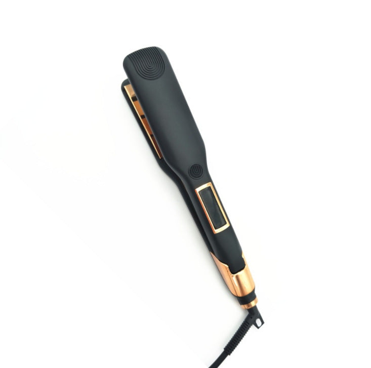 KTX-877203 Tourmaline Ceramic Dual-Use Hair Straightener and Curler, Adjustable Temperature for Wet and Dry Hair, 16MM-20MM Diameter