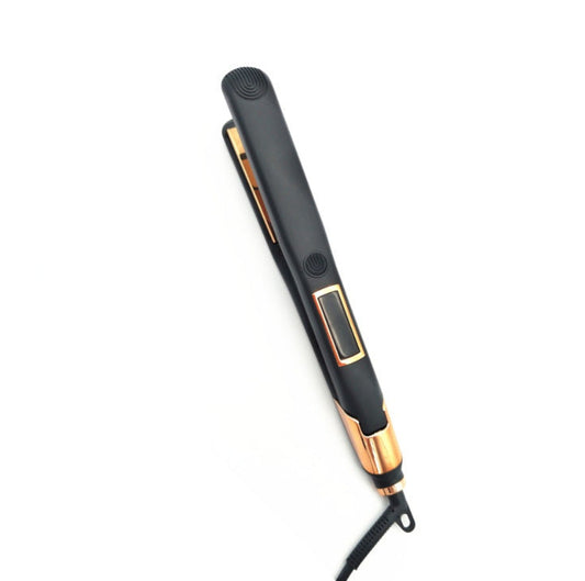 KTX-877203 Tourmaline Ceramic Dual-Use Hair Straightener and Curler, Adjustable Temperature for Wet and Dry Hair, 16MM-20MM Diameter