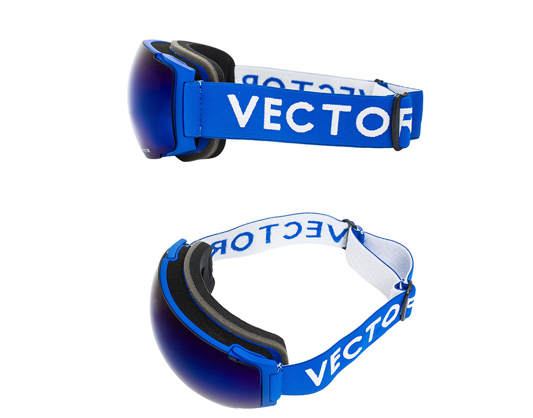 KTX-192979 Magnetic Anti-Fog Spherical Ski Goggles for All-Mountain Use