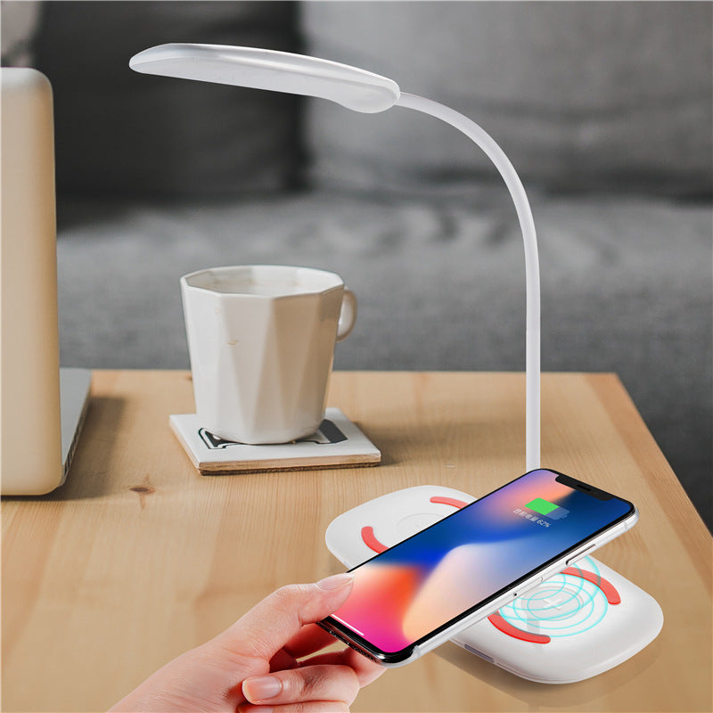 KTX-300947 USB Smart Night Light with Wireless Charging, 8 Warm Color Lamp Beads, ABS & Silicone, 3.5W Speaker
