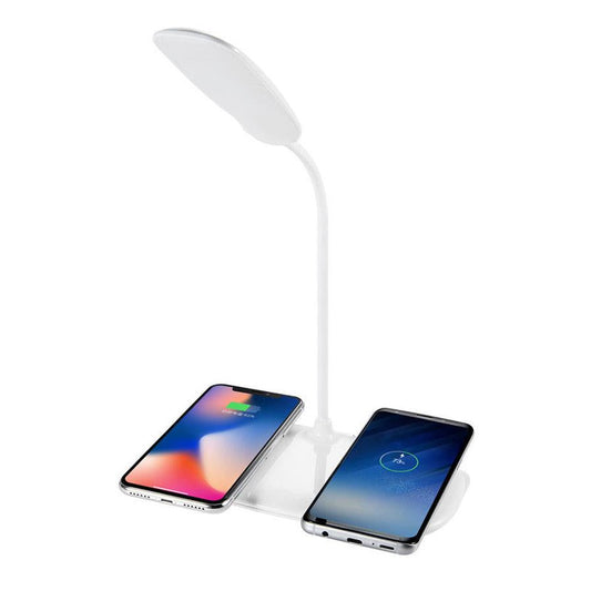 KTX-300947 USB Smart Night Light with Wireless Charging, 8 Warm Color Lamp Beads, ABS & Silicone, 3.5W Speaker