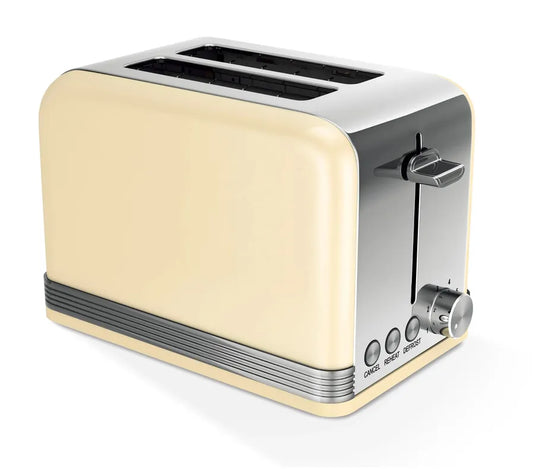 KTX-029011 Stainless Steel 2-Slice Automatic Pop-Up Toaster with Plated Trim