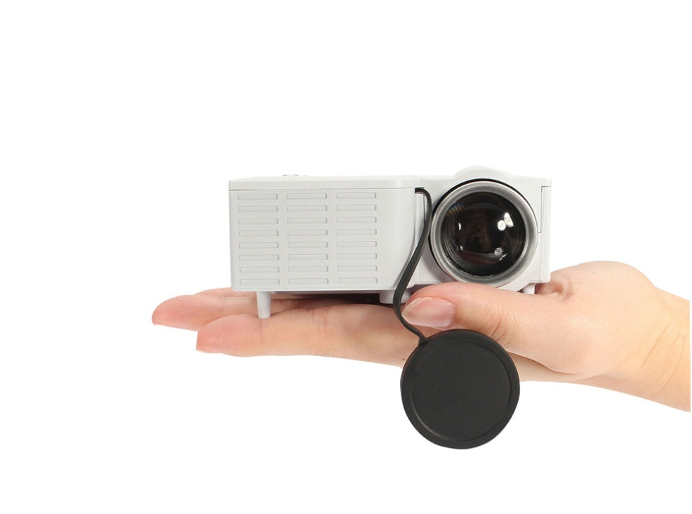 KTX-422163 Mini LED Projector UC28B - 50 Lumens, 320x180 Resolution, Compact and Portable with USB and TF Card Support