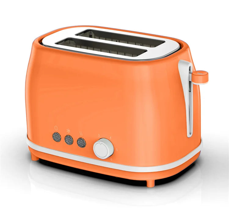 KTX-438035 Blue Stainless Steel Toaster with Defrost and Reheat Functions