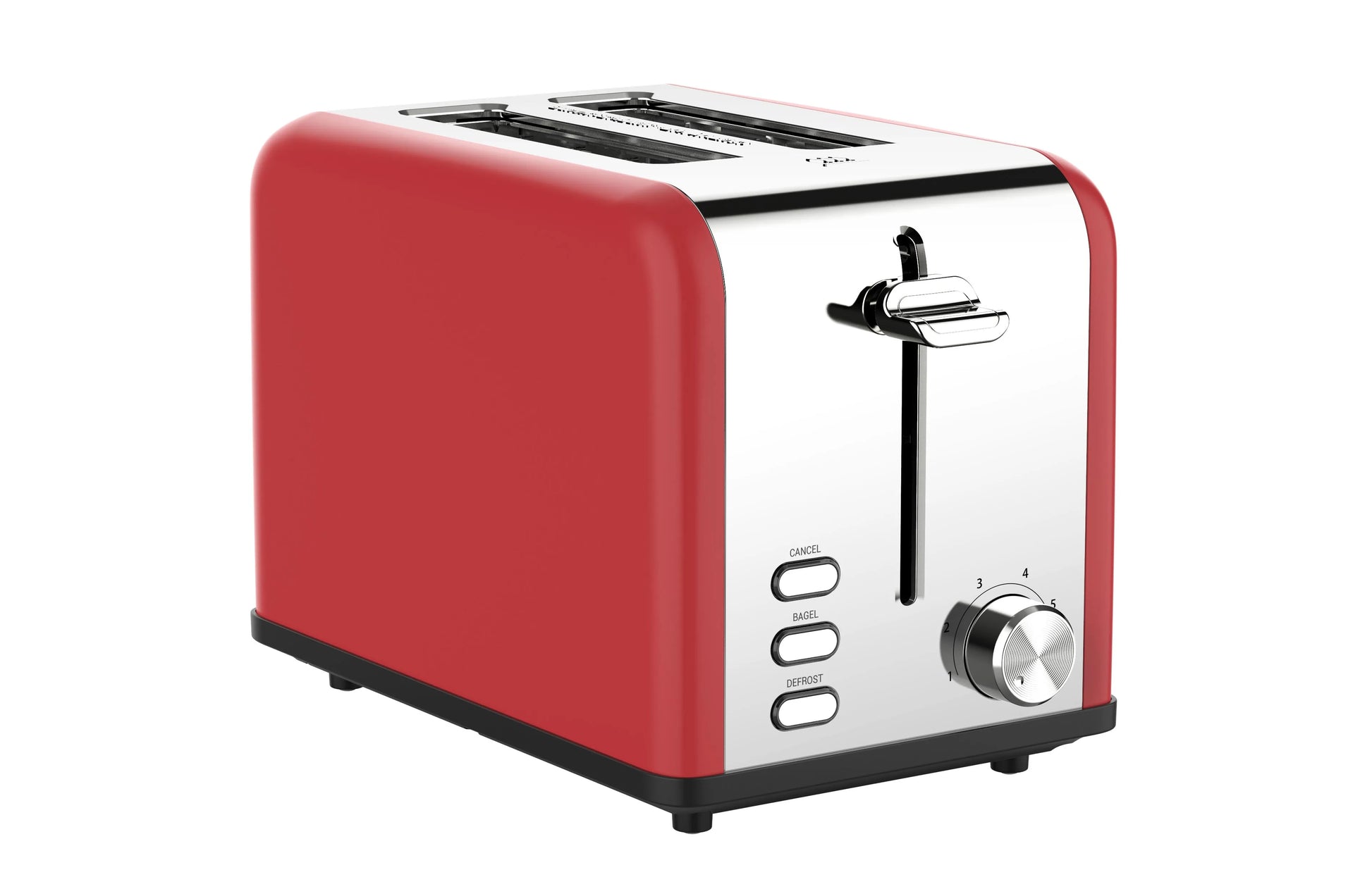 KTX-715987 Compact Stainless Steel 2 Slice Bread Toaster with Extra Wide Slots and Grill Function