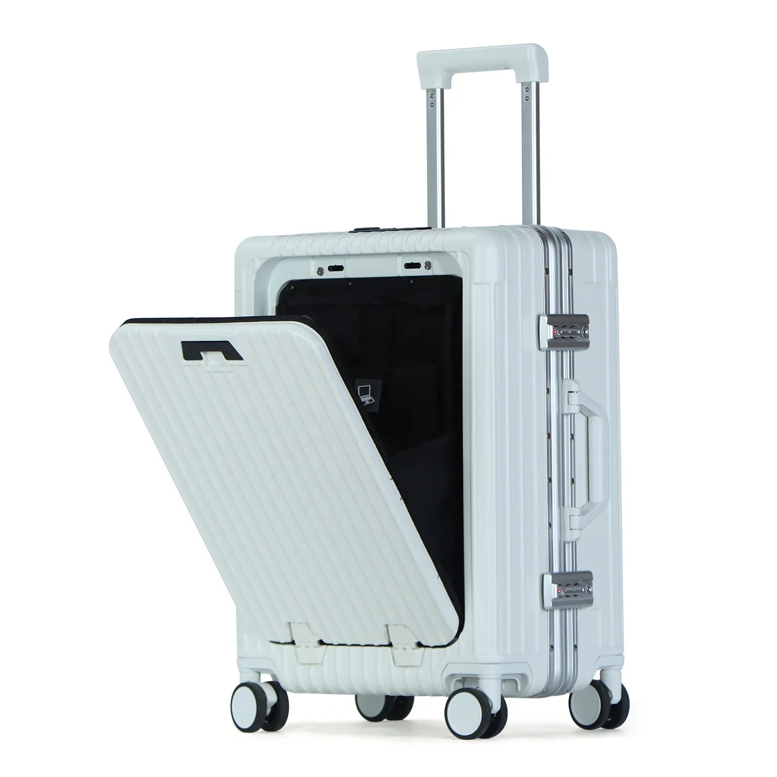 KTX-683859 Custom Lightweight 4-Wheel Trolley Luggage with Aluminium Frame for Travel