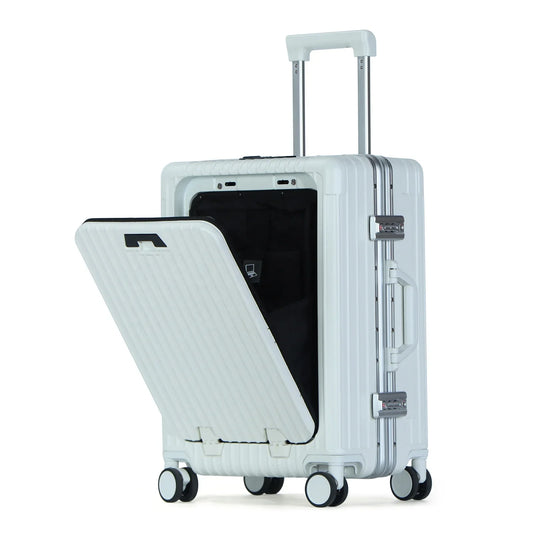 KTX-683859 Custom Lightweight 4-Wheel Trolley Luggage with Aluminium Frame for Travel