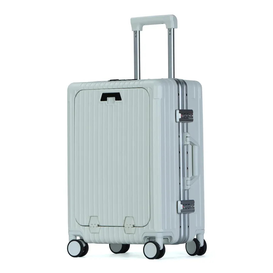 KTX-683859 Custom Lightweight 4-Wheel Trolley Luggage with Aluminium Frame for Travel
