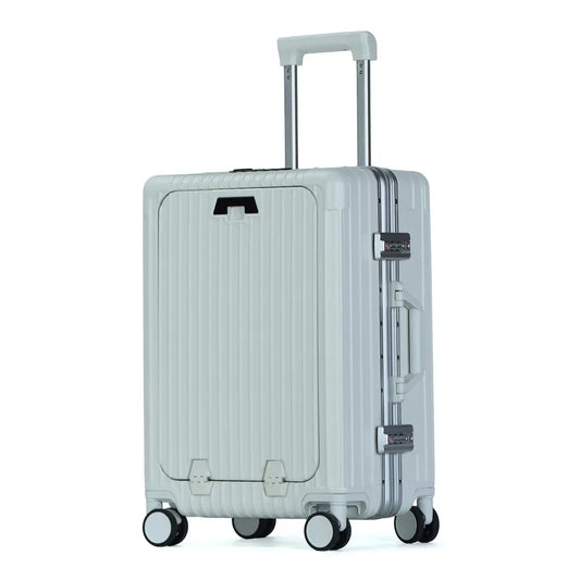 KTX-683859 Custom Lightweight 4-Wheel Trolley Luggage with Aluminium Frame for Travel