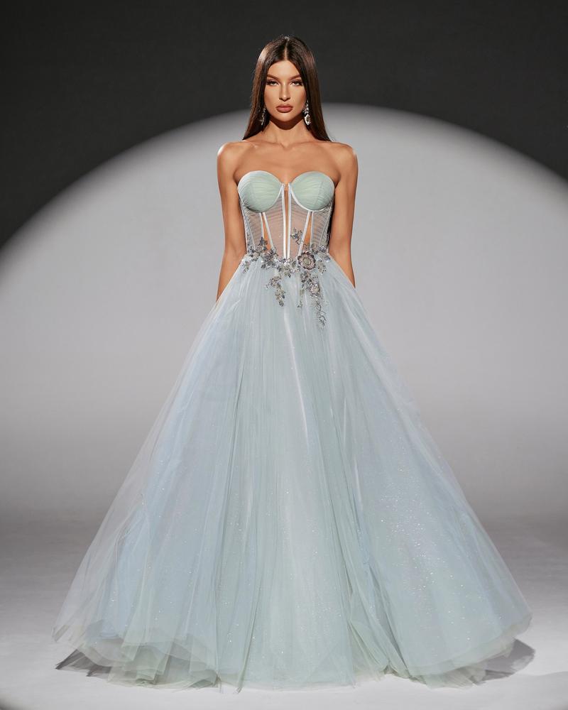 KTX-977939 Elegant Green Dress for Women - Model EZ25219