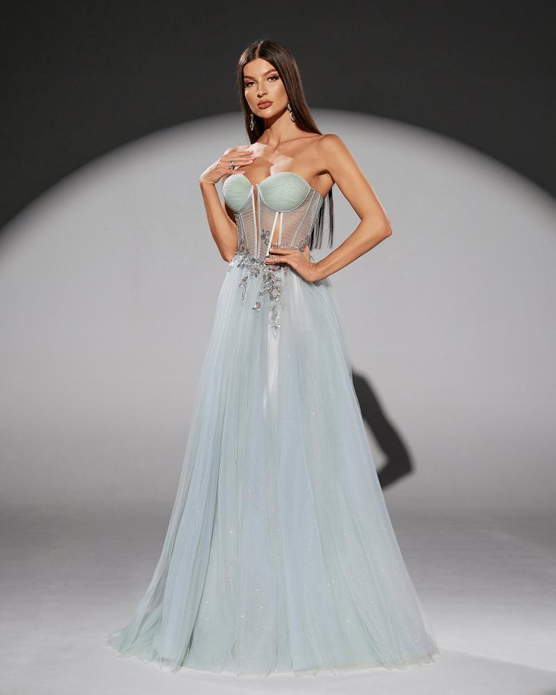 KTX-977939 Elegant Green Dress for Women - Model EZ25219