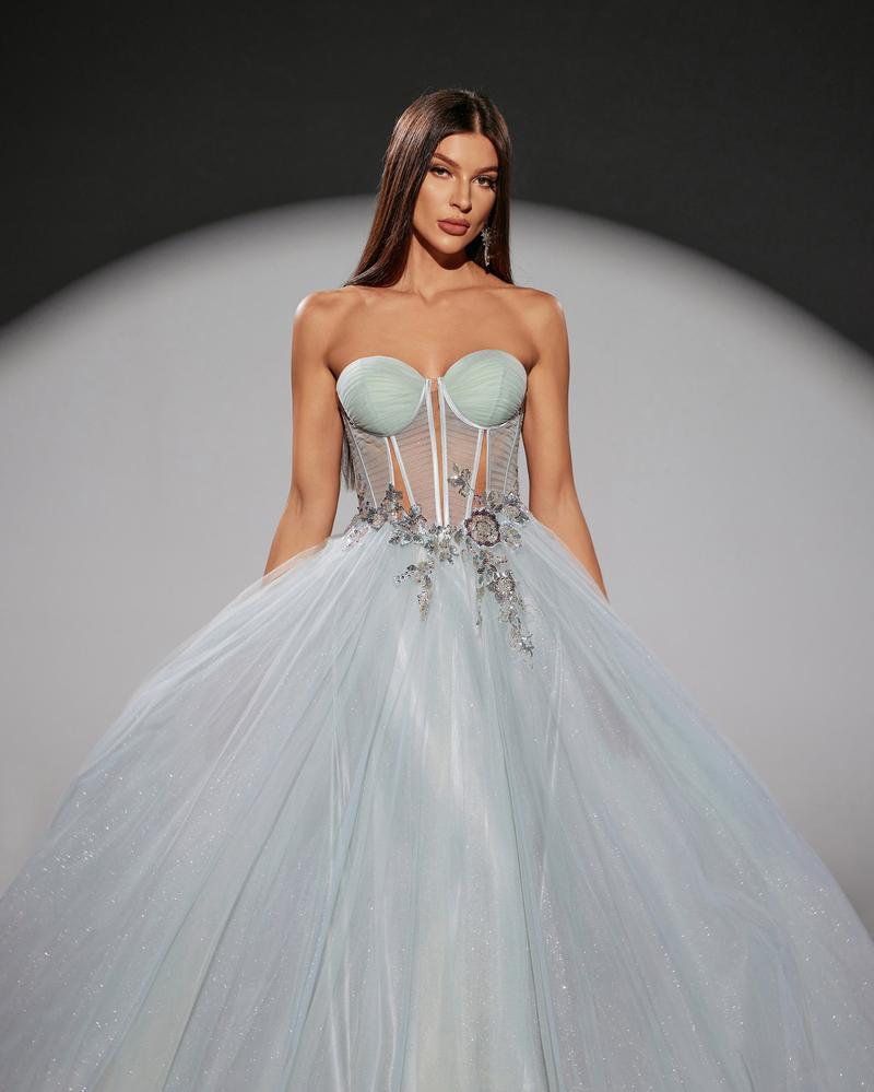 KTX-977939 Elegant Green Dress for Women - Model EZ25219