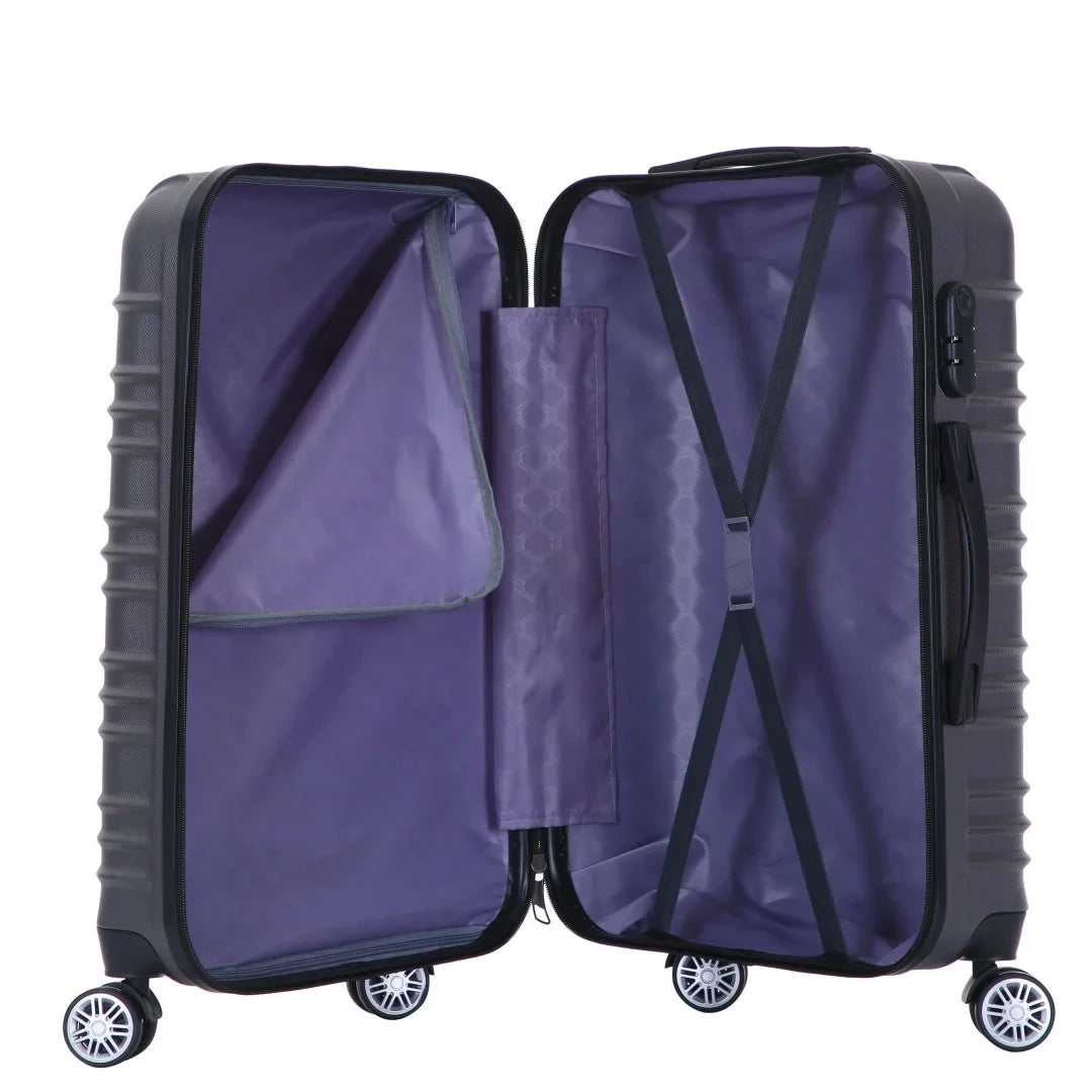 KTX-896275 Luggage Set with Beauty Case – 12/20/24/28 Inch Suitcases and Trolley System