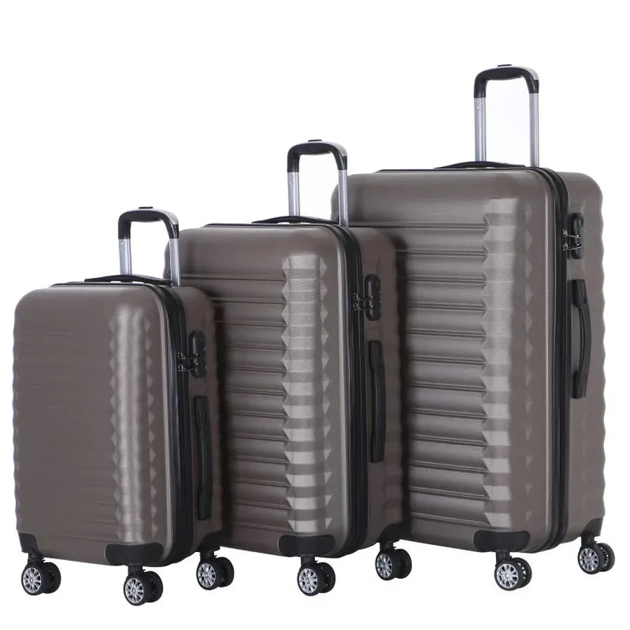 KTX-896275 Luggage Set with Beauty Case – 12/20/24/28 Inch Suitcases and Trolley System