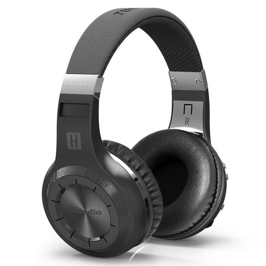 KTX-343763 Wireless Stereo Headphones with Subwoofer and Bluetooth Connectivity - 57mm Drivers, 3.5mm Jack, PU Earplug Material, Available in White or Black