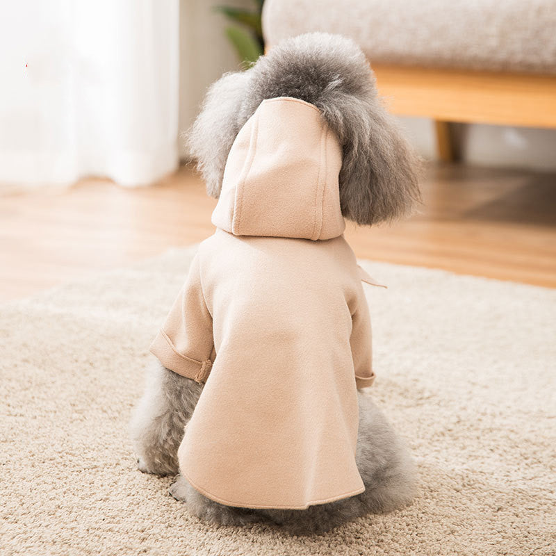 JMT-860746 Warm Wool Pet Jacket for Bichon Puppies ¨C Stylish Cotton Clothing for All Genders