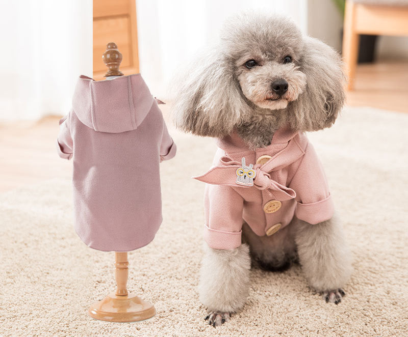 JMT-860746 Warm Wool Pet Jacket for Bichon Puppies ¨C Stylish Cotton Clothing for All Genders