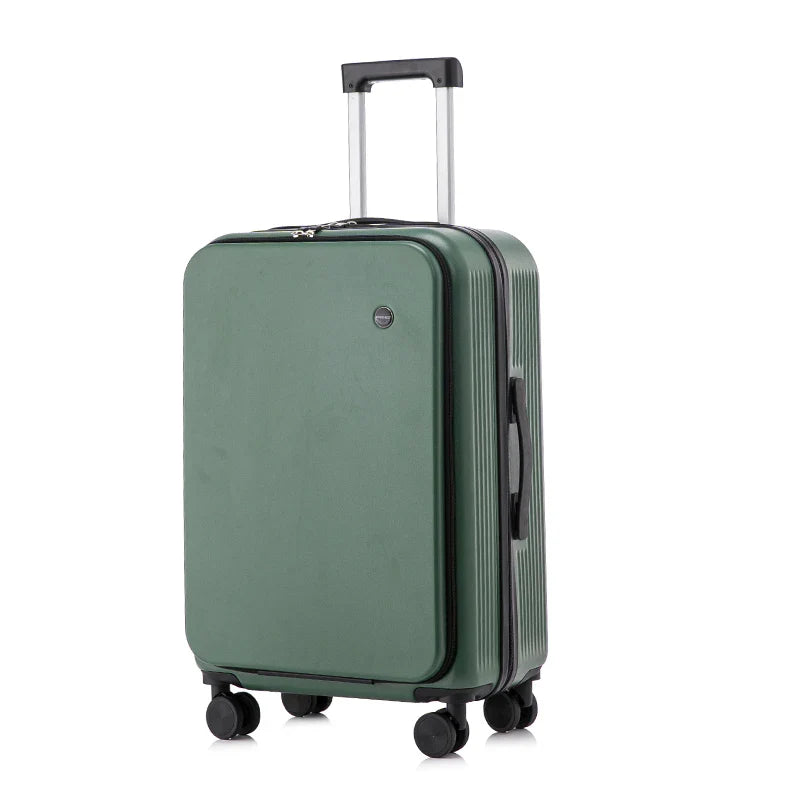 KTX-206995 Durable Rolling Suitcase for Travel with USB Charger and Cup Holder for Girls