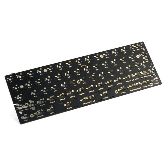 KTX-678547 USB Ergonomic Keyboard PCD Board with Multimedia Function Keys - JK60 Black Upper & Lower Lamp Position