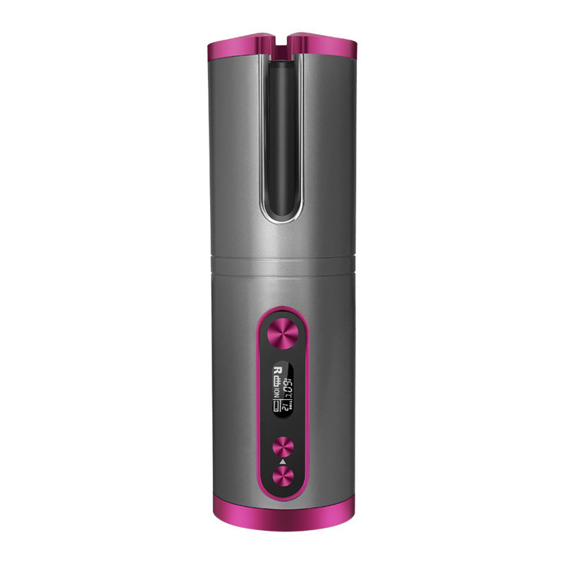 JMT-864714 Wireless Automatic Curling Iron with Tourmaline Ceramic, Adjustable Temperature, Suitable for Wet and Dry Hair
