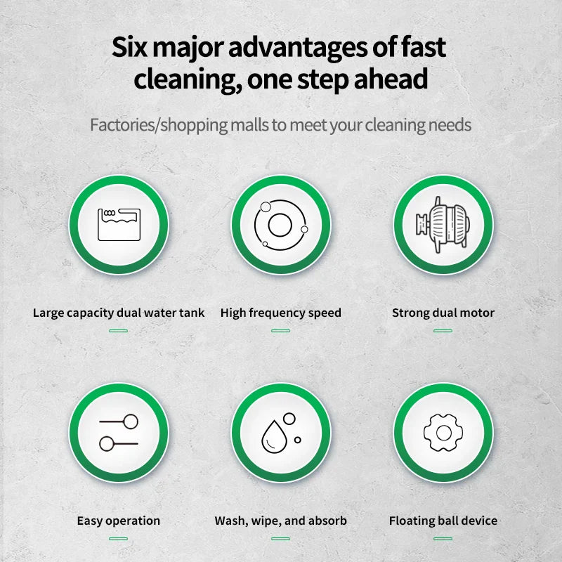 KTX-208339 A20B Hand-Pushed Integrated Floor Scrubber and Carpet Cleaning Machine