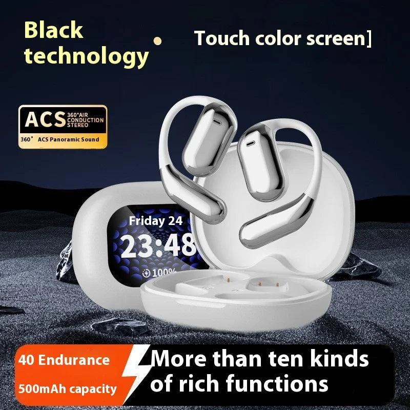 KTX-837267 Wireless Ear-Hanging Headset with LED AI Translation for Android Devices