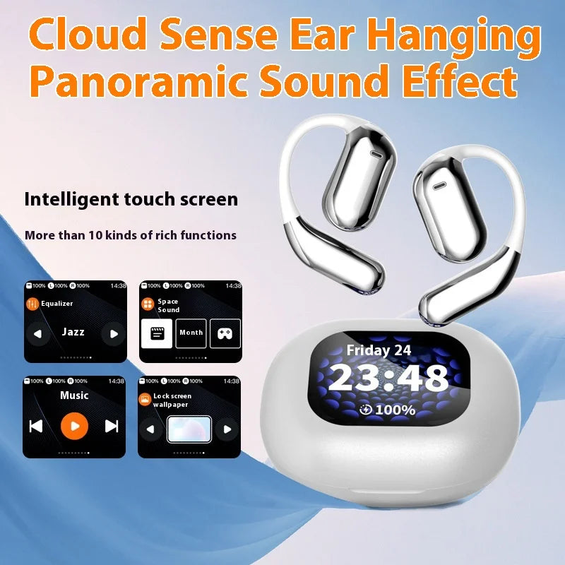 KTX-837267 Wireless Ear-Hanging Headset with LED AI Translation for Android Devices
