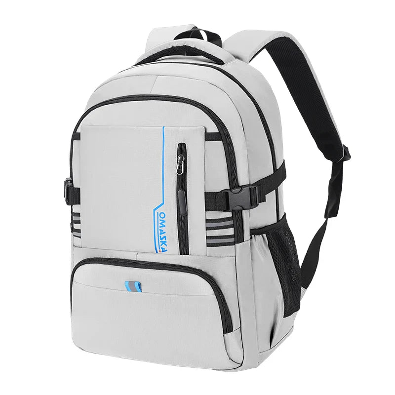 KTX-458771 Large Capacity Waterproof 17-Inch Casual Laptop Backpack for Men and Students
