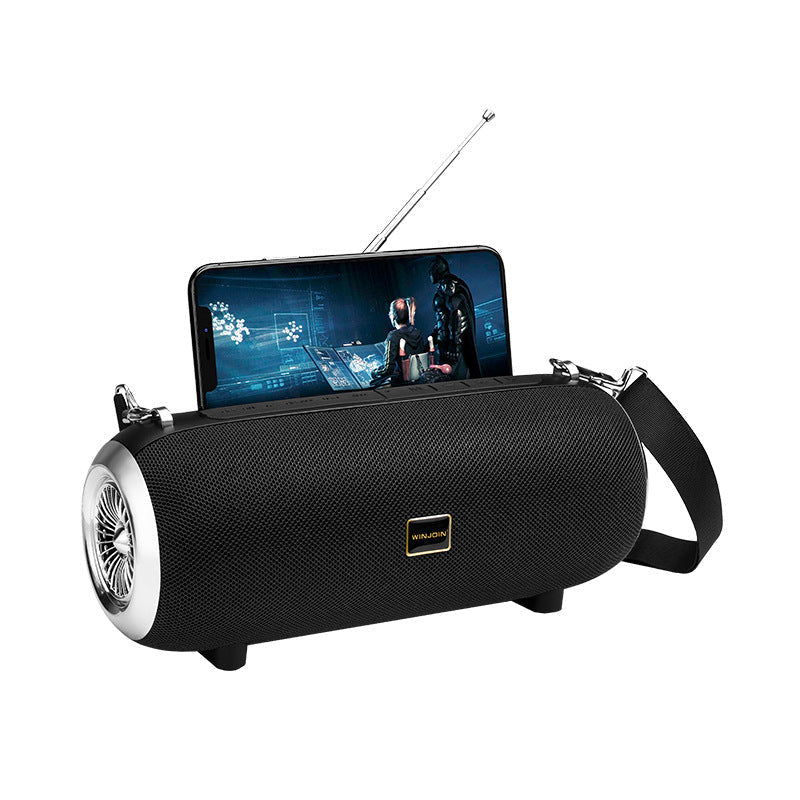 KTX-544979 TWS Mini Bluetooth Speaker with FM Radio, Portable Audio Device, Built-in Bluetooth, Supports U Disk and AUX Playback