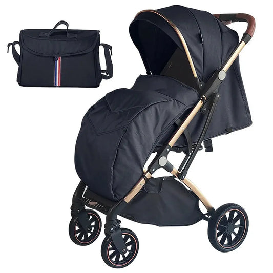 KTX-026003 Lightweight 3-in-1 Baby Stroller with Folding Design for Newborns - Travel Trolley Pushchair Pram