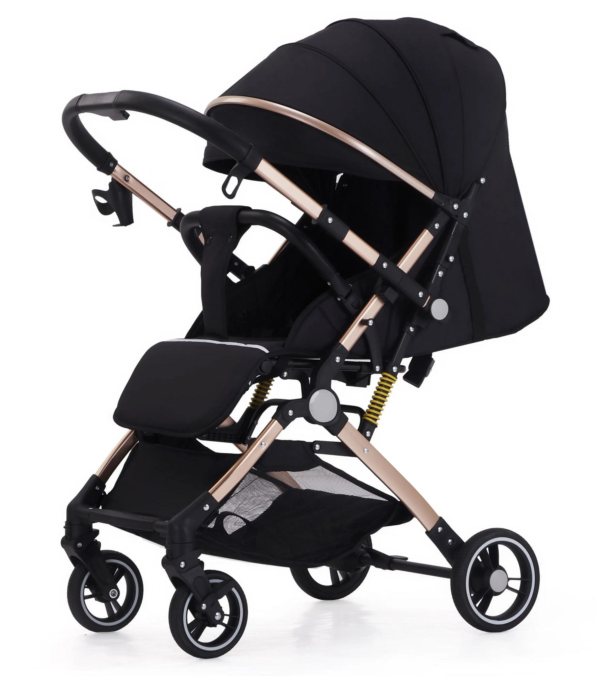 KTX-600019 Bi-Directional High Landscape Baby Stroller with Newborn Carriage and Four Wheels Travel System