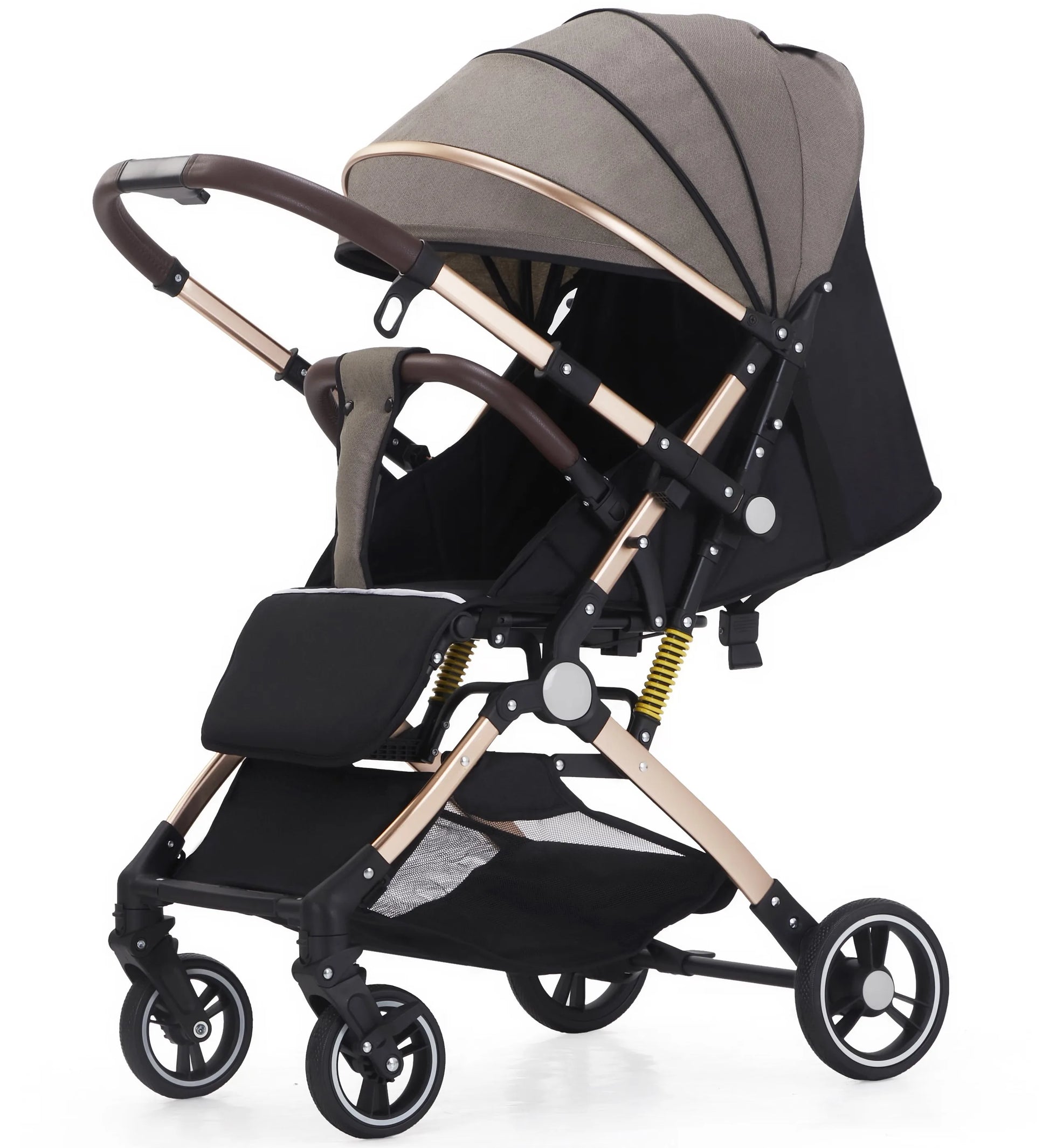KTX-600019 Bi-Directional High Landscape Baby Stroller with Newborn Carriage and Four Wheels Travel System